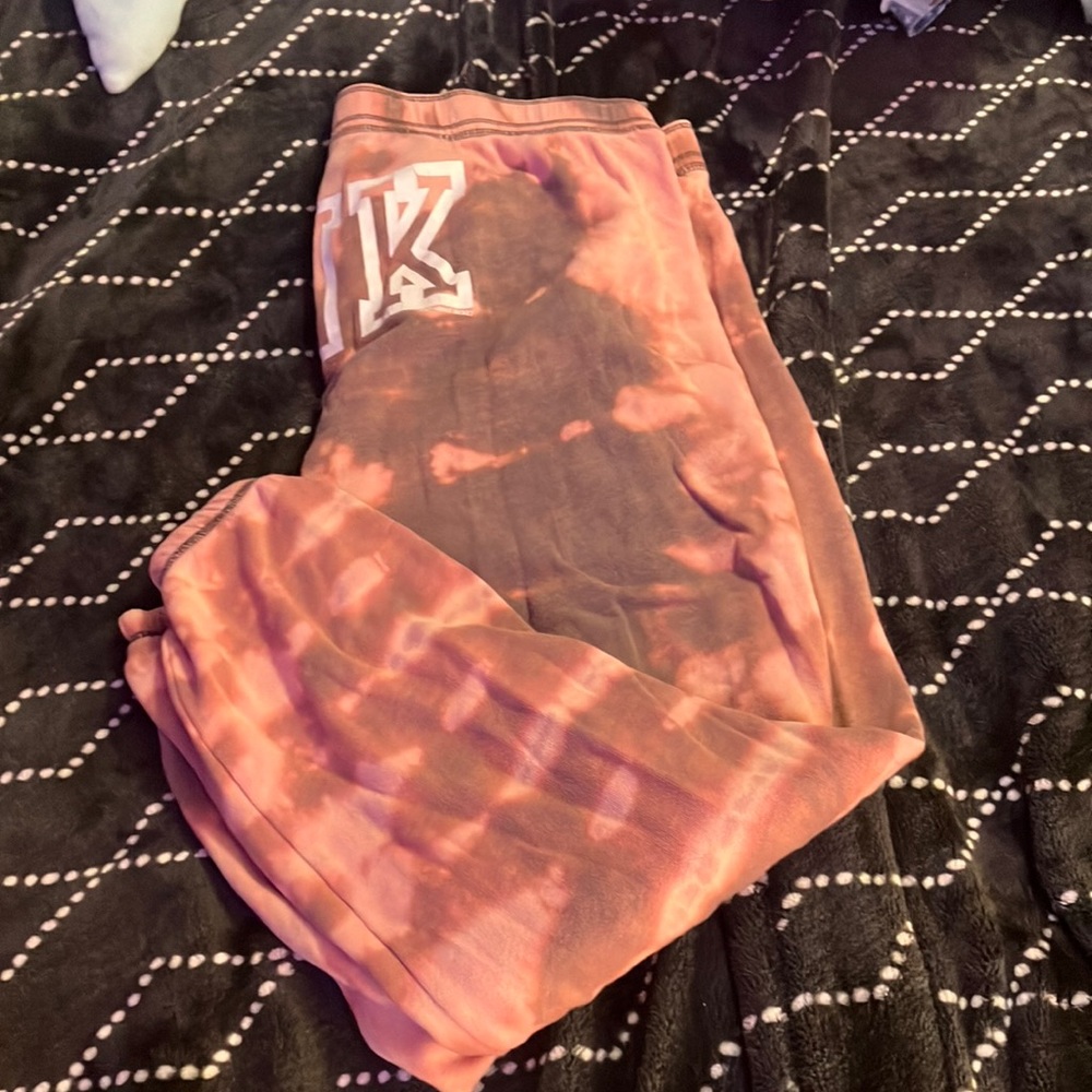 Pink/purple tie dye sweatpants